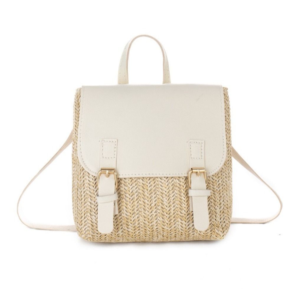 Versatile Bag PU Leather Straw - Luxury Bags Leather ulasan dan harga