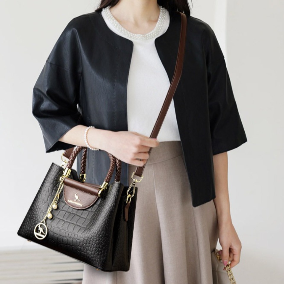 Woven Handle Genuine Brand Hig - Luxury Bags Tote ulasan dan harga