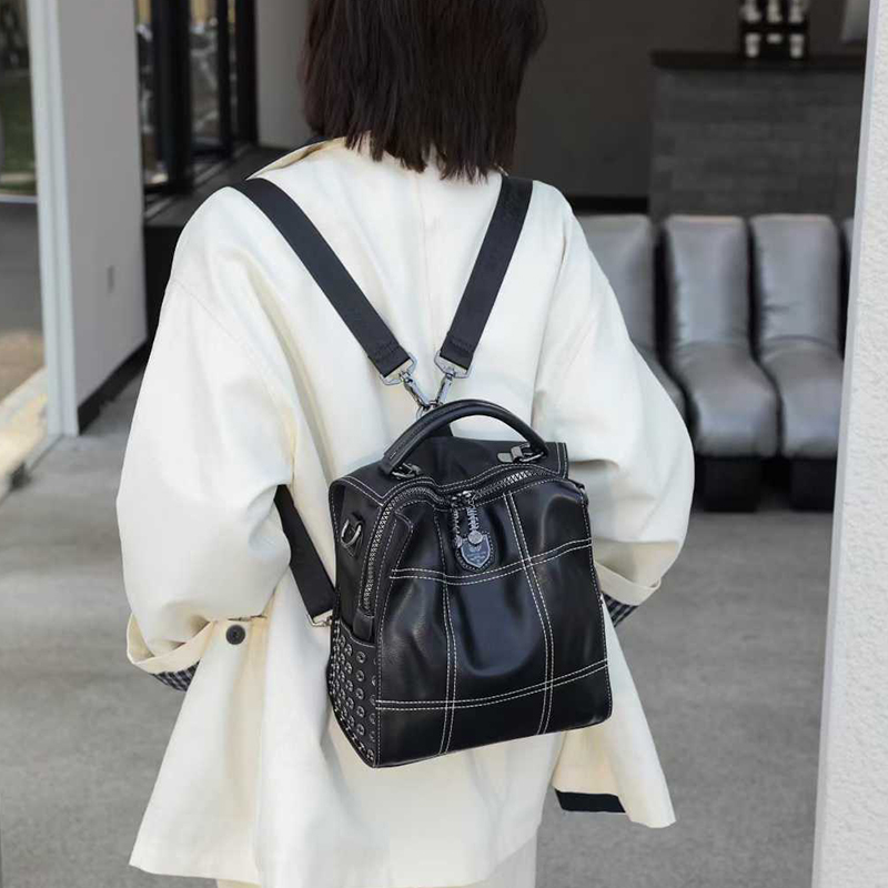 New Women's Backpack Fashion G - Luxury Bags Leather ulasan dan harga