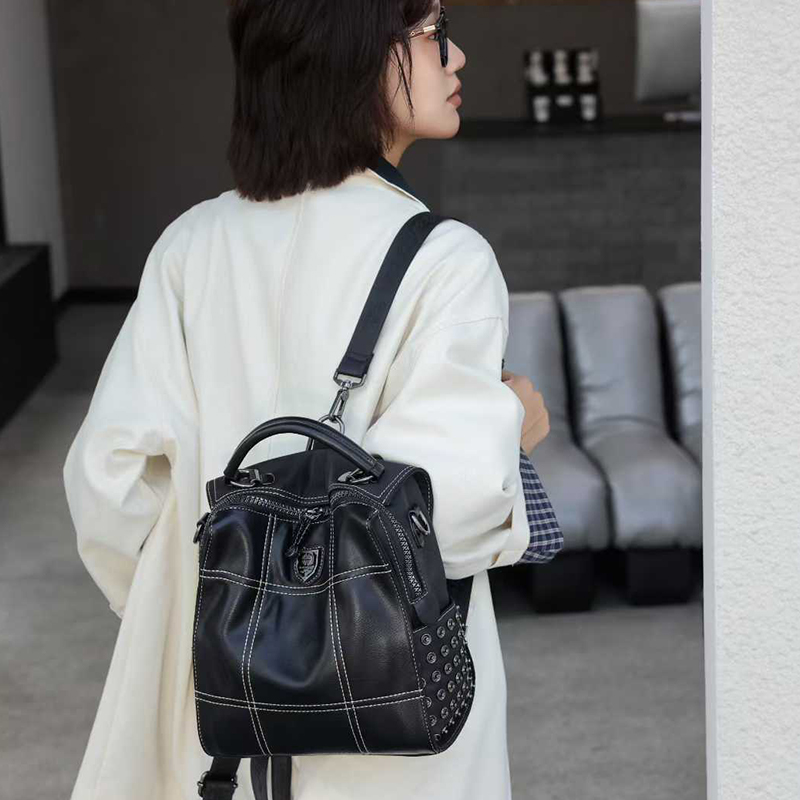 New Women's Backpack Fashion G - Luxury Bags Leather ulasan dan harga