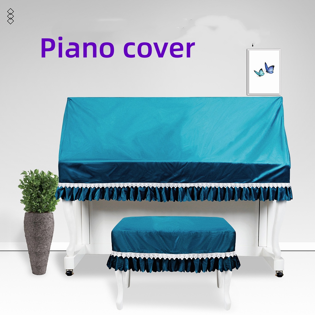 Piano Dust Cover Dutch Velvet  - Luxury Bags Tote ulasan dan harga
